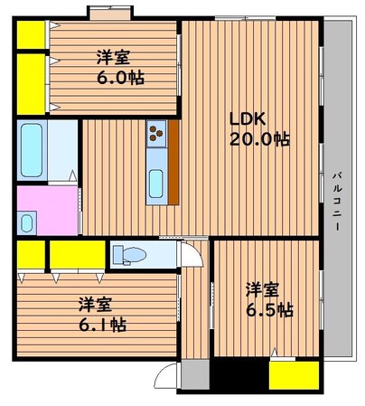 ベンビレッジ平田西公園の物件間取画像